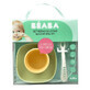 Set de table en silicone 4 pi&#232;ces, Jaune, Beaba