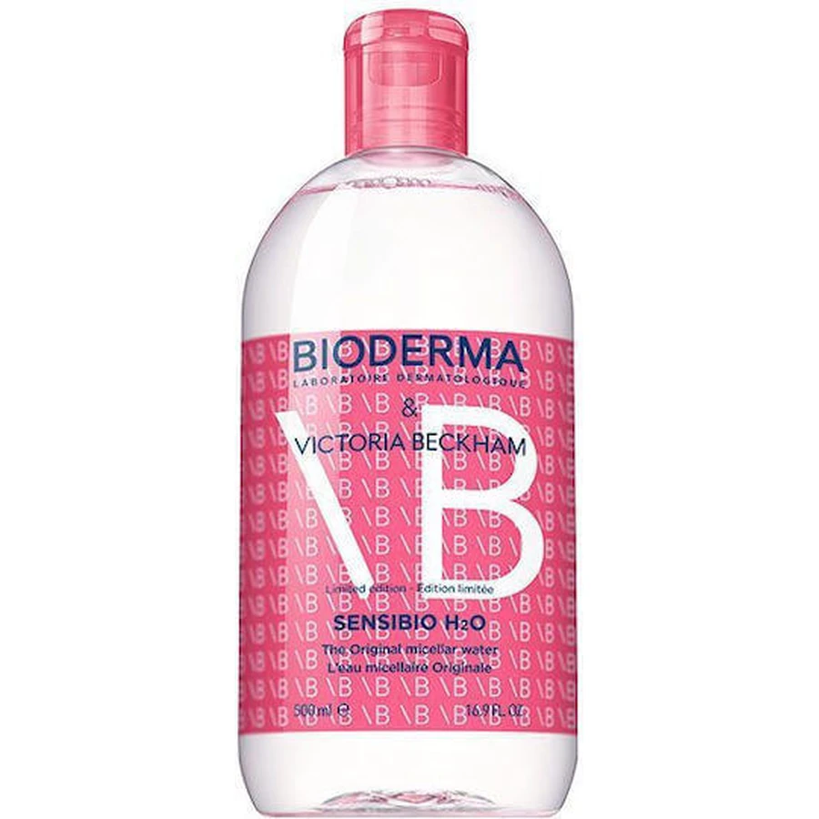 Bioderma & Victoria Beckham Sensibio H2o Limited Edition Mizellenwasser zum Abschminken Mizellenwasser zum Abschminken von Gesicht und Augen 500ml