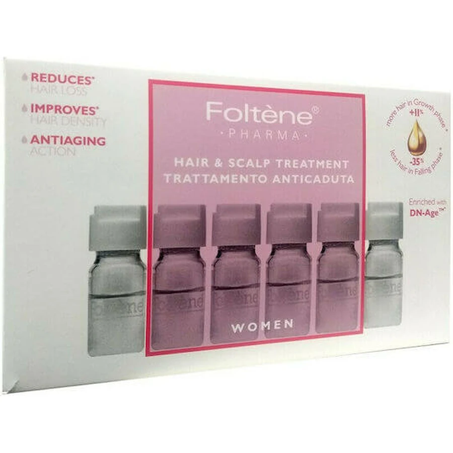 Foltene Hair & Scalp Treatment Hair ampoule for hair loss for women 12x6ml