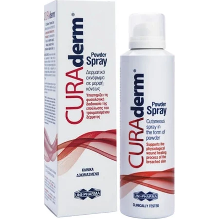 UNI-PHARMA CURAderm CURAderm Polvo Cicatrizante Spray 125ml
