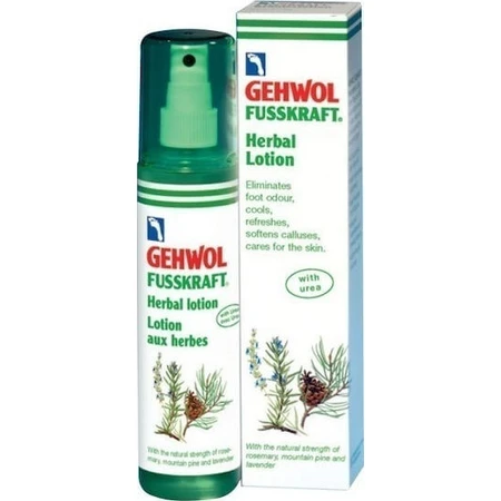 Gehwol Fusskraft Loción desodorante a base de plantas Spray para hongos en los pies 150ml