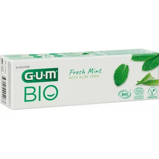 GUM Bio Dentifrice contre la carie dentaire Menthe fraîche 75ml