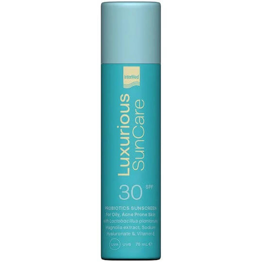 InterMed Luxurius Luxurius SunCare Probiotika Sonnenschutz Gesichtscreme SPF30 75ml