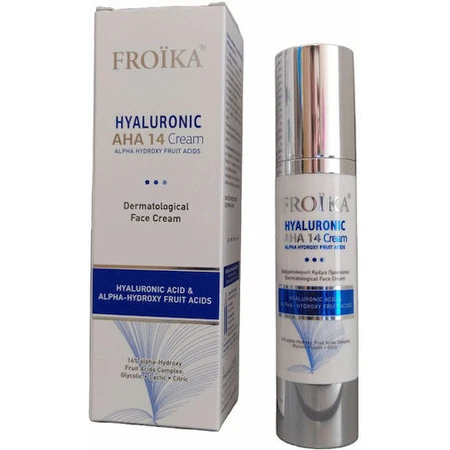 Froika AHA-14 Moisturizing and Anti-Aging Face Cream 24h with Hyaluronic Acid 50ml