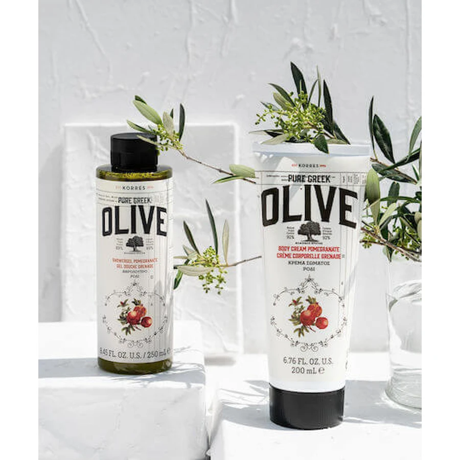Korres Zuivere Griekse Olijf Granaatappel Granaatappel Hydraterende Melk voor het Lichaam 200ml