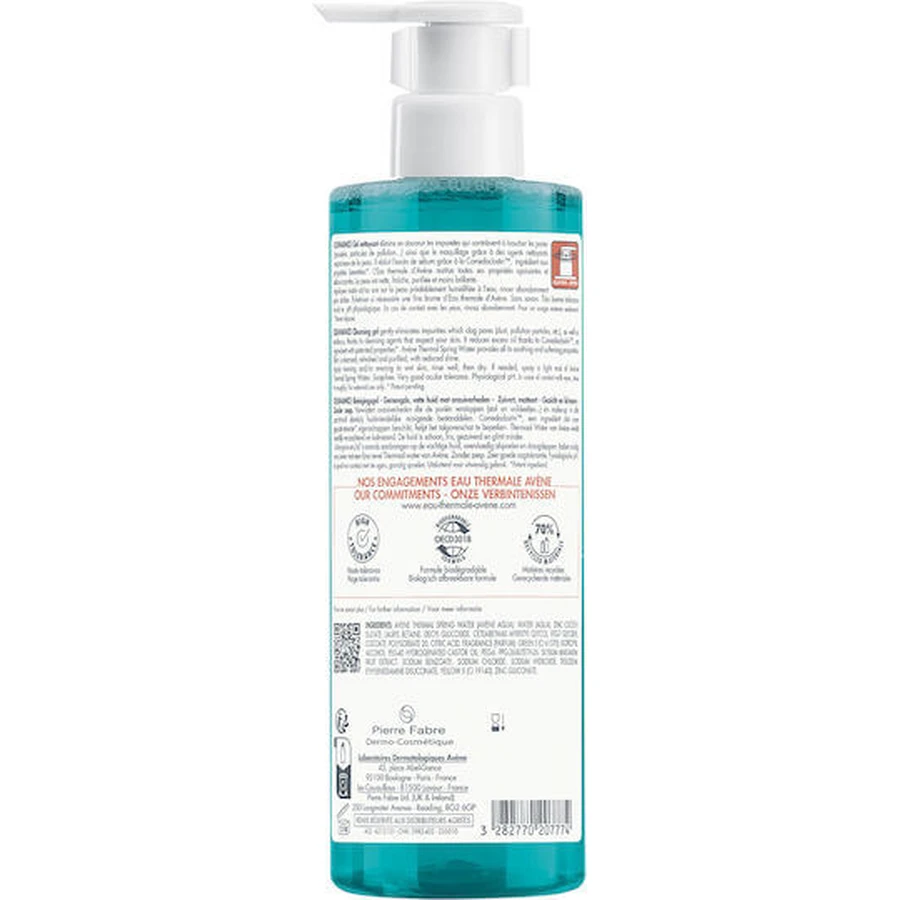 Eau Thermale Avène Cleanance Face Gel for Acne-prone Skin 400ml