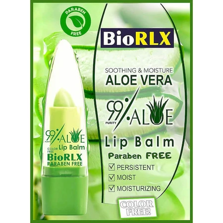 BioRLX Baume à lèvres Aloe Vera 99% 3.5gr