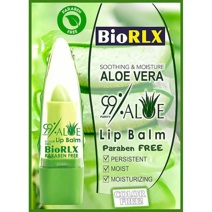 BioRLX Baume à lèvres Aloe Vera 99% 3.5gr