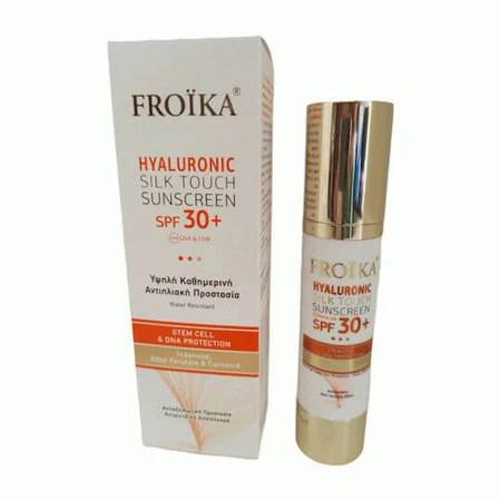 Froika Hyaluronic Silk Touch Hyaluronic Silk Touch Wasserbeständige Gesichtssonnencreme SPF30 50ml