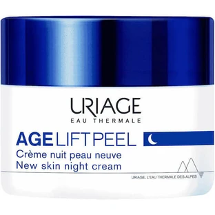 Uriage Age Lift Peel Crema Facial de Noche Antiedad y Antimanchas con Ácido Hialurónico 50ml