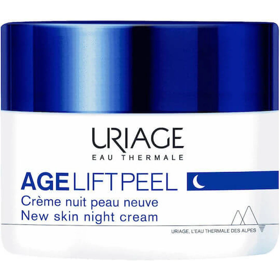 Uriage Age Lift Peel Crema Facial de Noche Antiedad y Antimanchas con Ácido Hialurónico 50ml