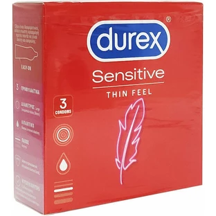 Durex Prezervative Sensitive Prezervative 3pcs