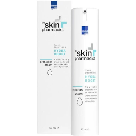 InterMed Huidapotheker Hydra Boost Probiotics Hydra Boost Gezichtsvochtinbrenger 24 uur met hyaluronzuur en prebiotica 50ml