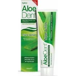 Optima Naturals AloeDent Dentifrice triple action sans fluor pour le blanchiment, la carie dentaire, la gingivite et la plaque dentaire avec aloès 100ml