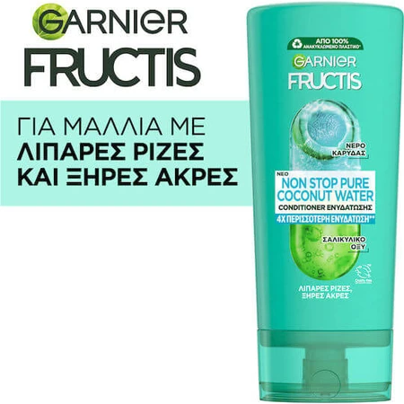 Garnier Fructis Kokoswater Hydraterende Conditioner voor Droog Haar 200ml