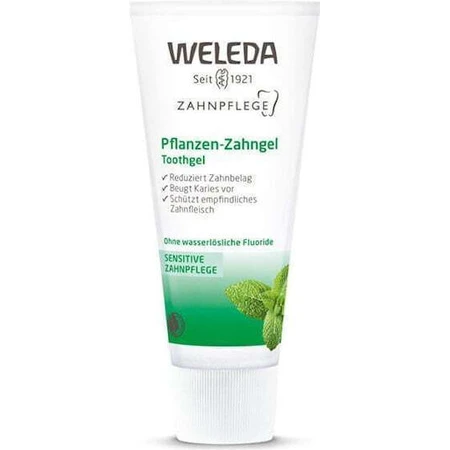 Weleda Dental Care Tandpasta op plantaardige basis tegen tandplak en gaatjes 75ml
