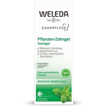 Weleda Dental Care Tandpasta op plantaardige basis tegen tandplak en gaatjes 75ml