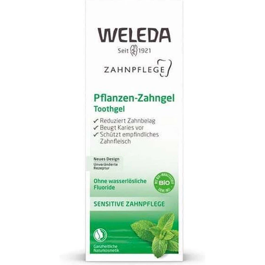 Weleda Dental Care Tandpasta op plantaardige basis tegen tandplak en gaatjes 75ml