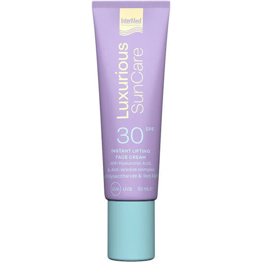 InterMed Crema Facial de Día Tonificante con Factor de Protección Solar SPF30 y Ácido Hialurónico 50ml