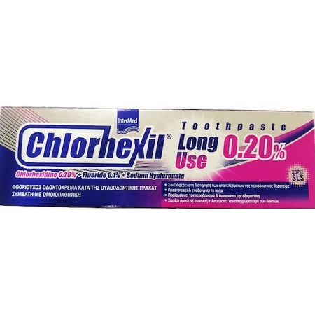 InterMed Chlorhexil 0,20% Long Use Zahnpasta für Plaque 100ml