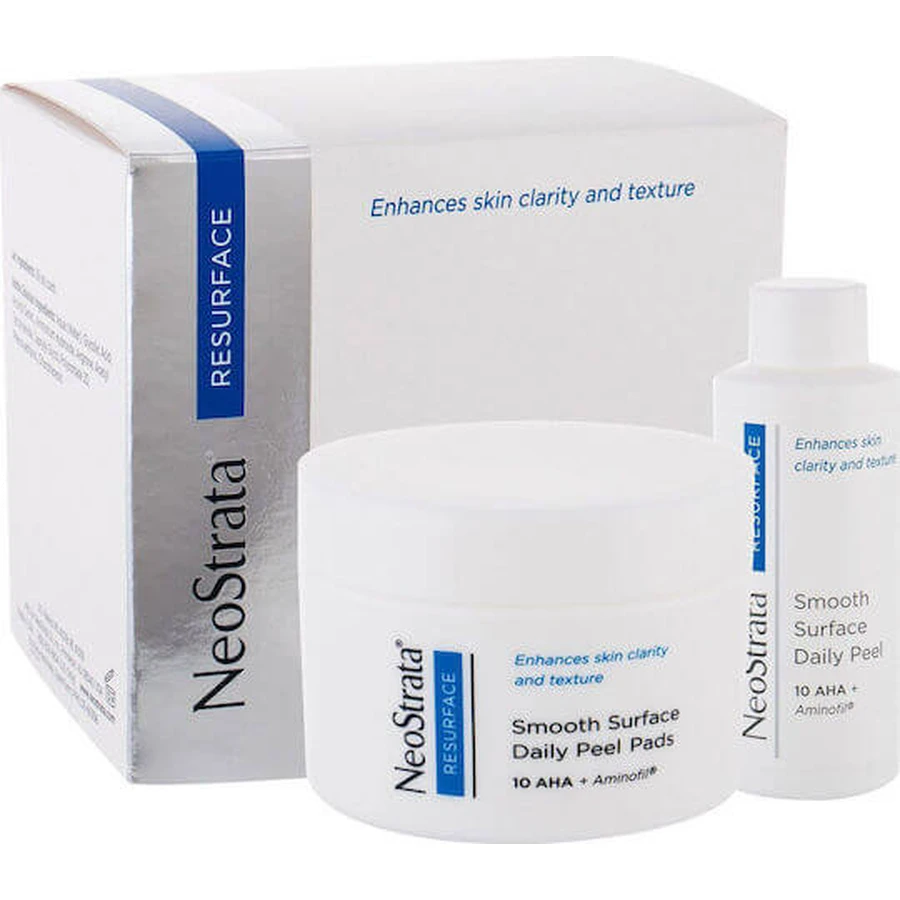 Neostrata Resurface Smooth Surface Daily Peel 10 Aha, 36 Gesichtspeeling-Pad in 36 Scheiben 60ml
