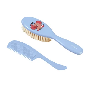 Super soft natural hair brush set, 568, Babyono