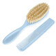 Pearl Blue hair brush and comb set, +0 months, Rotho BabyDesign
