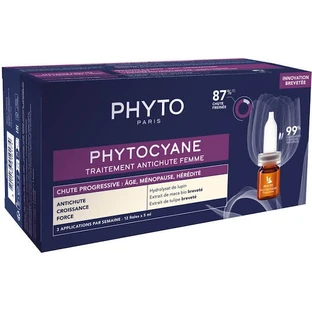Phyto Phytocyane Traitement Chute Progressive Hair Ampul tegen haaruitval voor vrouwen 12x5ml
