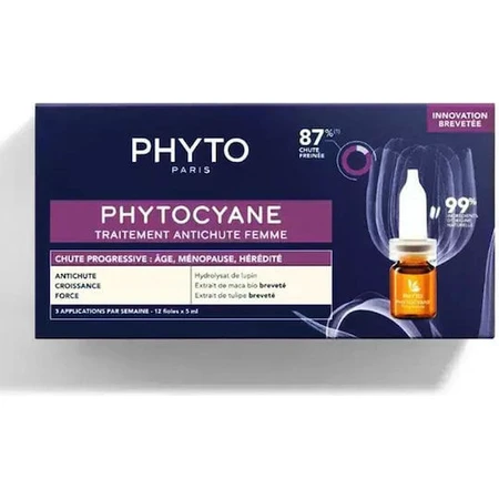 Phyto Phytocyane Traitement Chute Progressive Hair Ampul tegen haaruitval voor vrouwen 12x5ml