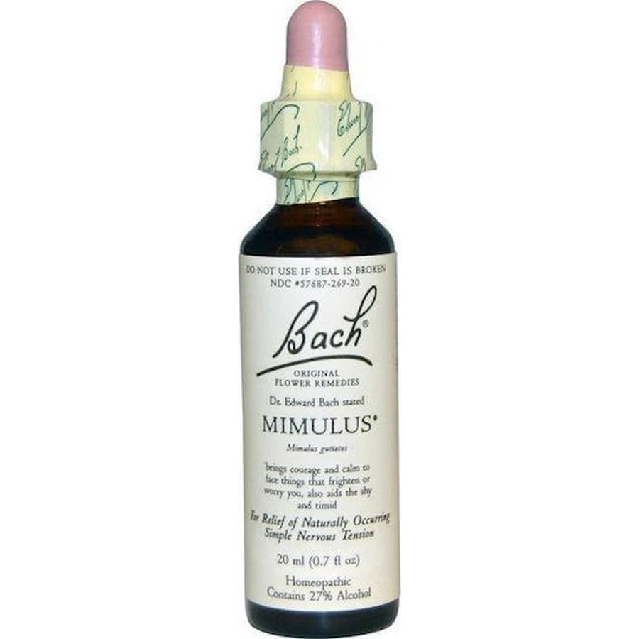 Bach Mimulus Flower Essence in Drops for Relaxation 20ml