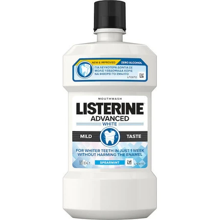 Listerine Advanced White Mondwater met milde smaak
