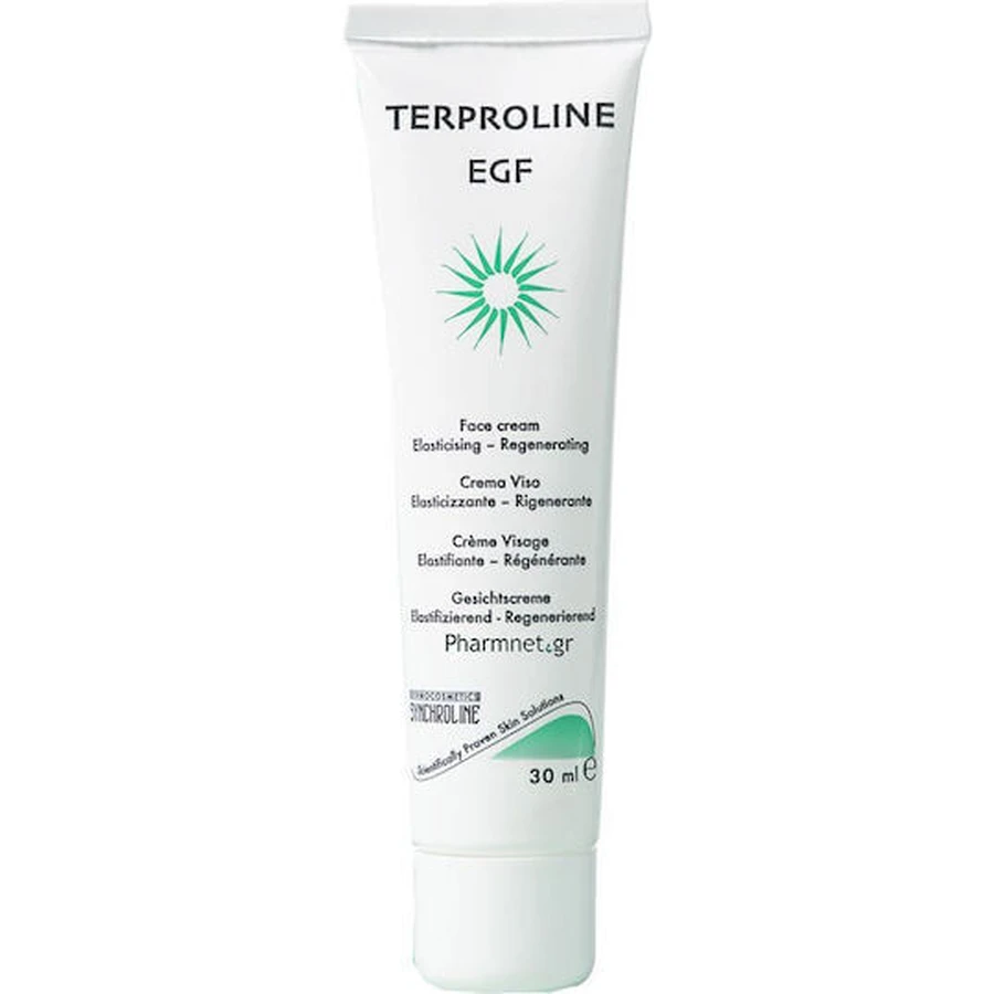 Synchroline Terproline EGF 24h Crème visage hydratante et réparatrice à l'acide hyaluronique et au céramide 30ml