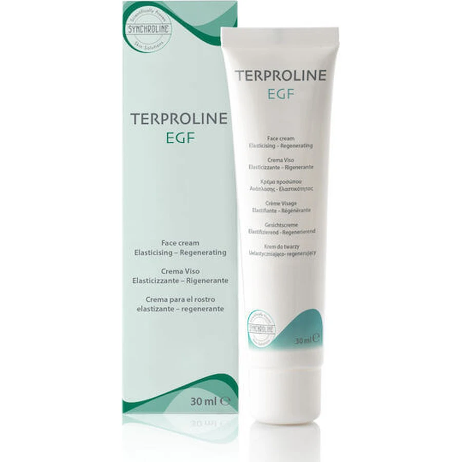 Synchroline Terproline EGF 24h Crème visage hydratante et réparatrice à l'acide hyaluronique et au céramide 30ml