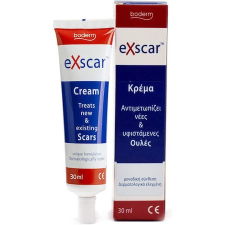 Boderm Exscar Face Cream for Reconstruction and Imperfections with Hyaluronic Acid 30ml