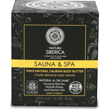 Natura Siberica Sauna & Spa Daurian Natural Thick Body Moisturizing Butter for dry & sensitive skin 370ml