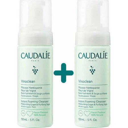 Caudalie Vinoclean Face Mousse pour le visage 2x150ml
