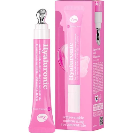 7DAYS My Beauty Week Gel hydratant et anti-âge pour les yeux à l'acide hyaluronique 18ml