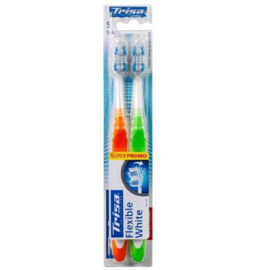 Comprar Juego de cepillos de dientes Flexible White, Soft Duo, Trisa Juego de cepillos de dientes Flexible White, Soft Duo, Trisa