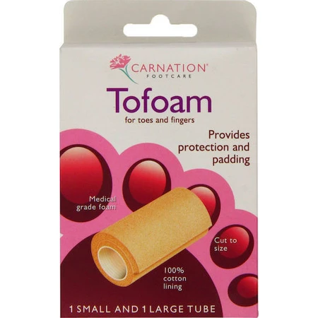 Clavel de silicona Tofoam Apósitos para tobillos agrietados 2pcs