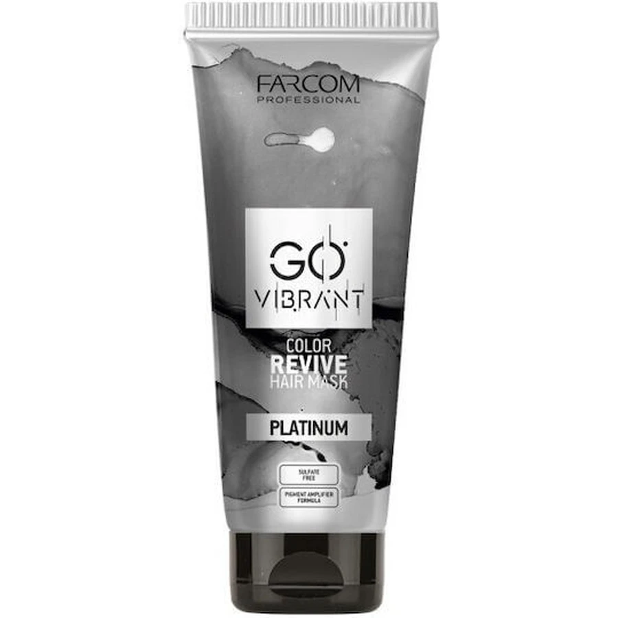 Farcom Professional Go Vibrant Color Revive Hair Masque Platinum 200ml