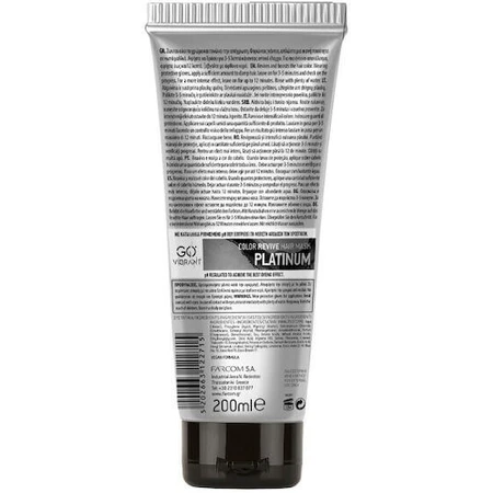 Farcom Professional Go Vibrant Color Revive Hair Masque Platinum 200ml