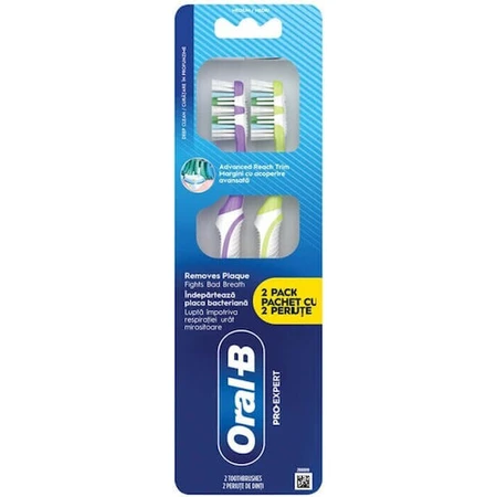 Cepillo de Dientes Oral-B Clean Mediano 2pcs