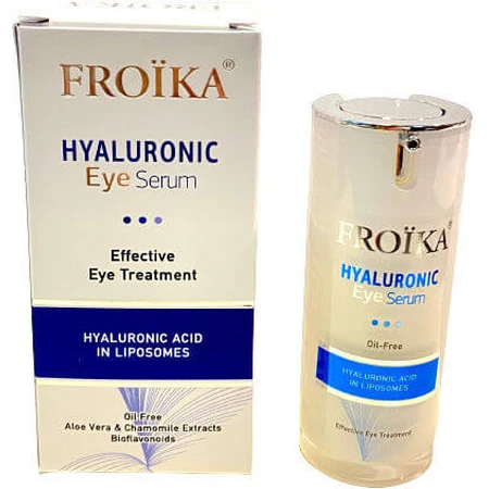 Froika Sérum anti-âge pour les yeux à la vitamine E et à l'acide hyaluronique 15ml