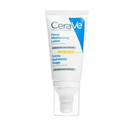 CeraVe AM Moisturizing Face Cream with Sun Protection SPF50 52ml