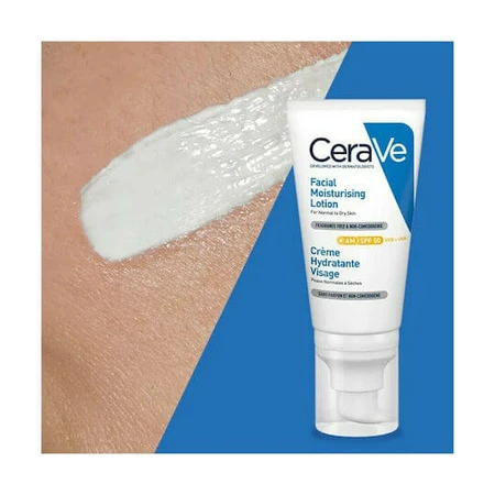 CeraVe AM Moisturizing Face Cream with Sun Protection SPF50 52ml