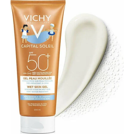 Vichy Capital Soleil Waterproof Kinderzonnebrandcrème Gel SPF50 200ml