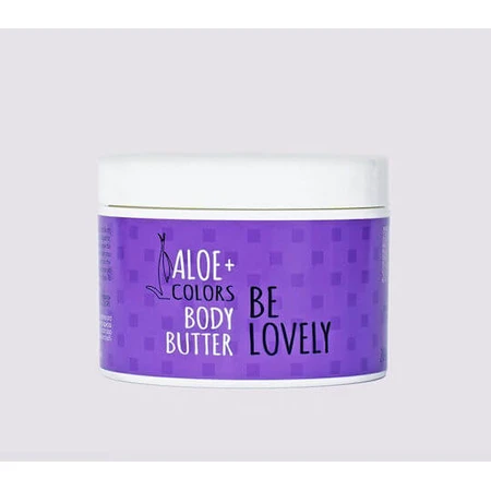 Aloe Colors Be Lovely Body Manteca Corporal Hidratante con Aloe Vera y Sabor Caramelo para piel seca/muy seca y sensible 200ml