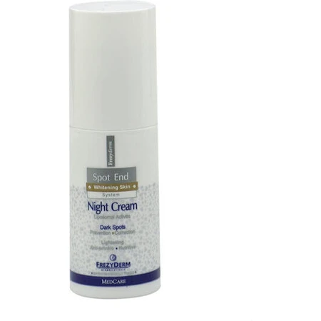 Frezyderm Spot End Night Face Cream for Pigmentation and Whitening Spots with Vitamin C and Ceramide 50ml