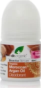 Huile d'Argan Marocaine Dr.Organic Huile d'Argan Marocaine Déodorant Roll-On Naturel Sans Aluminium 50ml