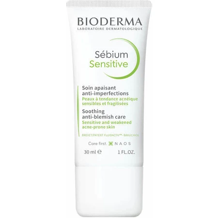 Bioderma Sebium Sebium 24h Moisturizing Face Day Moisturizing Cream Against Imperfections and Acne with Prebiotics 30ml